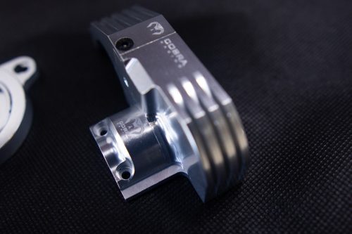 CR Traxxas Maxx & Maxx Slash Adjustable Motor Mount & Gear Covers - SILVER