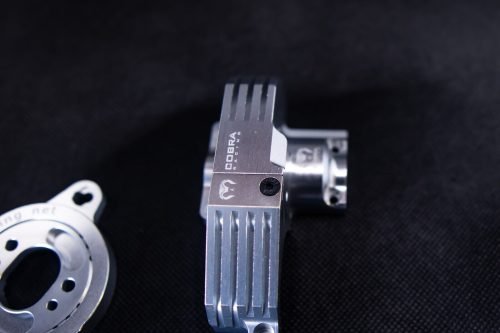 CR Traxxas Maxx & Maxx Slash Adjustable Motor Mount & Gear Covers - SILVER