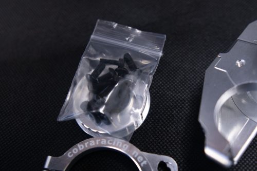 CR Traxxas Maxx & Maxx Slash Adjustable Motor Mount & Gear Covers - SILVER