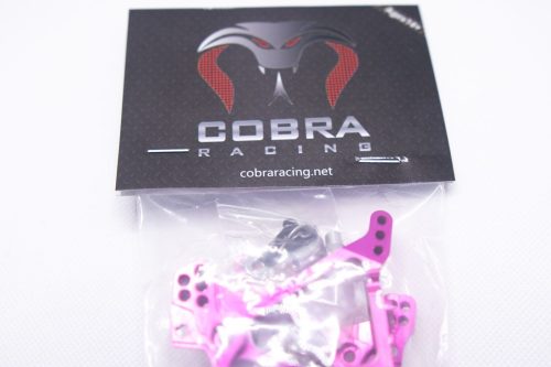 CR Pink Aluminum Shock Towers for Traxxas 4x4 Slash, Stampede, Hoss