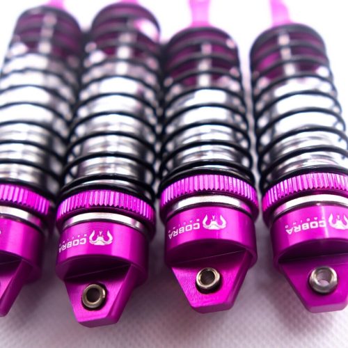 CR Pink Traxxas SLASH Aluminum BIG BORE Front and Rear Adjustable Shock 4X4 2WD