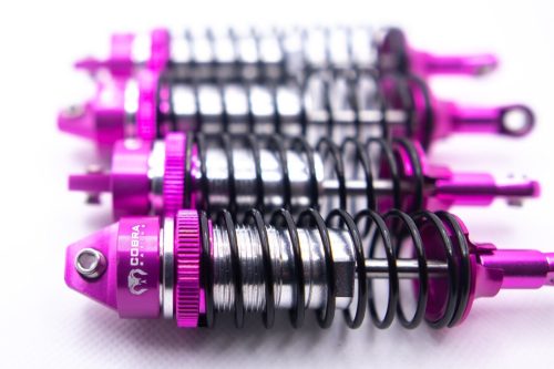 CR Pink Traxxas SLASH Aluminum BIG BORE Front and Rear Adjustable Shock 4X4 2WD