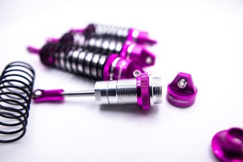 CR Pink Traxxas SLASH Aluminum BIG BORE Front and Rear Adjustable Shock 4X4 2WD