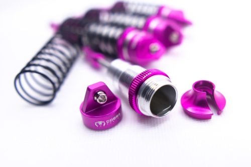 CR Pink Traxxas SLASH Aluminum BIG BORE Front and Rear Adjustable Shock 4X4 2WD