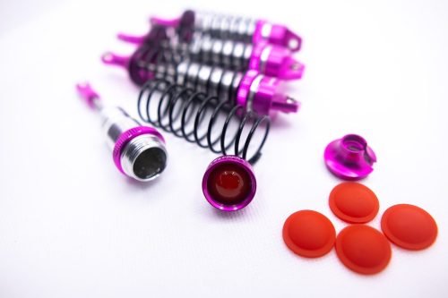 CR Pink Traxxas SLASH Aluminum BIG BORE Front and Rear Adjustable Shock 4X4 2WD