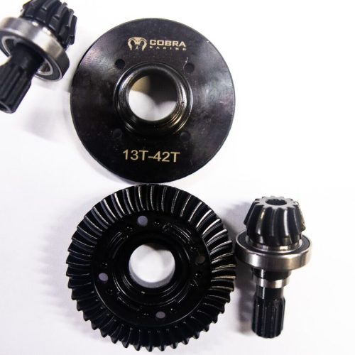 Cobra Racing X-Maxx / XRT Spiral Cut Differential Gear Set – Hardened Steel