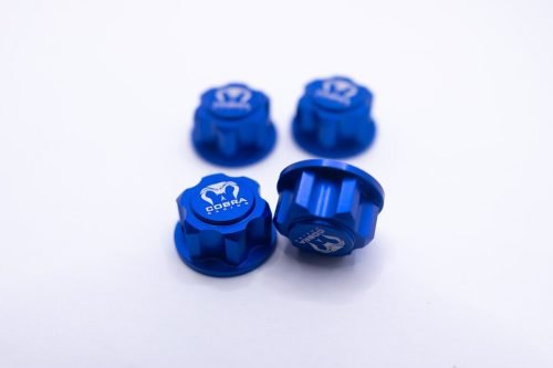 Cobra Racing 17mm Hex Wheel Nut Set – Blue Aluminum