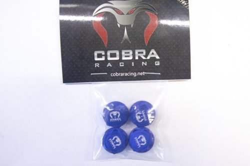 Cobra Racing 17mm Hex Wheel Nut Set – Blue Aluminum