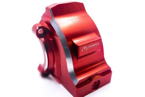 CR Aluminum Differential Gear Cover F/R for Traxxas X-Maxx (XMAXX) & XRT - RED