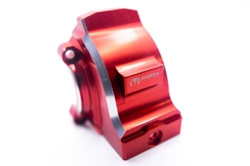 CR Aluminum Differential Gear Cover F/R for Traxxas X-Maxx (XMAXX) & XRT - RED