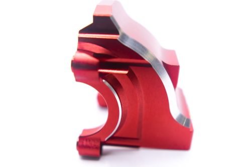 CR Aluminum Differential Gear Cover F/R for Traxxas X-Maxx (XMAXX) & XRT - RED