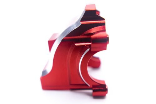 CR Aluminum Differential Gear Cover F/R for Traxxas X-Maxx (XMAXX) & XRT - RED