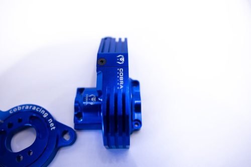 CR Traxxas Maxx & Maxx Slash Adjustable Motor Mount & Gear Covers - BLUE