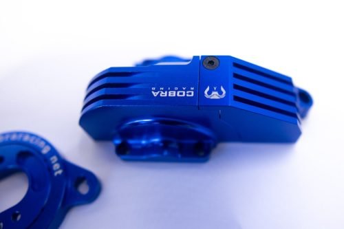 CR Traxxas Maxx & Maxx Slash Adjustable Motor Mount & Gear Covers - BLUE