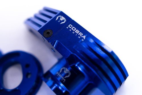 CR Traxxas Maxx & Maxx Slash Adjustable Motor Mount & Gear Covers - BLUE