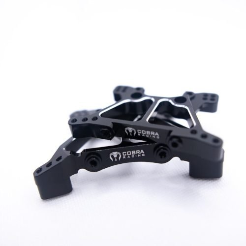 CR Black Aluminum Shock Towers for Traxxas 4x4 Slash, Stampede, Hoss