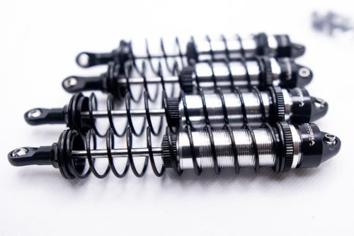 Arrma 1/10 Shocks (Black) - Fits Big Rock, Senton, Typhon, and More (F + R)