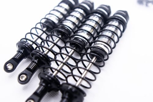 Arrma 1/10 Shocks (Black) - Fits Big Rock, Senton, Typhon, and More (F + R)