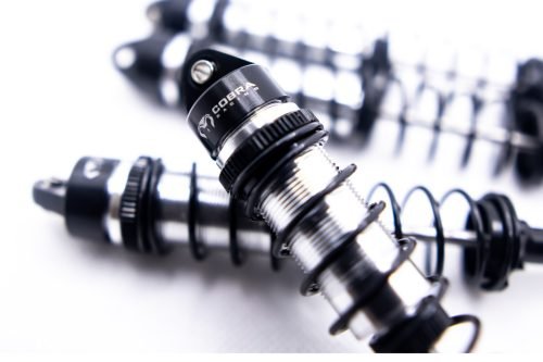 Arrma 1/10 Shocks (Black) - Fits Big Rock, Senton, Typhon, and More (F + R)