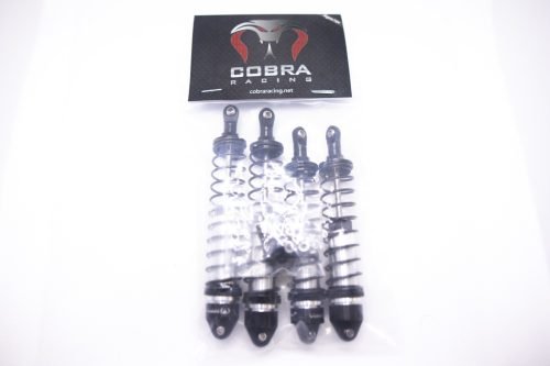 Arrma 1/10 Shocks (Black) - Fits Big Rock, Senton, Typhon, and More (F + R)