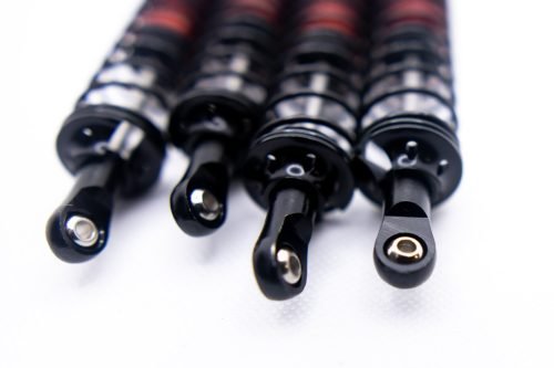 Arrma 1/10 Shocks (Red) - Fits Big Rock, Senton, Typhon, and More (F + R)