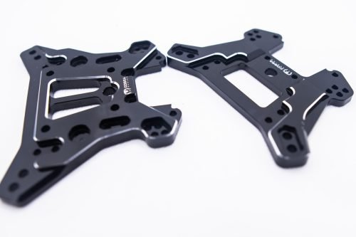 Cobra Racing (F + R) Traxxas Sledge Shock Towers (BLACK) - 7075-T6