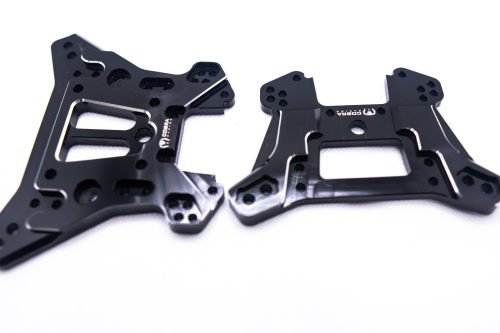 Cobra Racing (F + R) Traxxas Sledge Shock Towers (BLACK) - 7075-T6