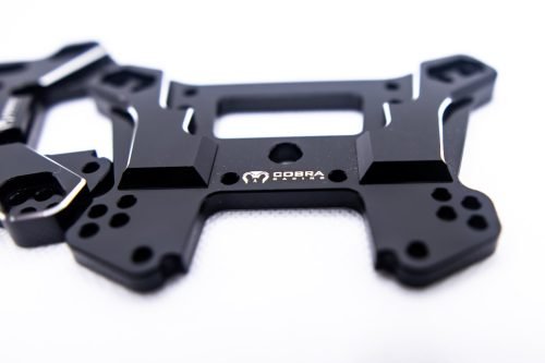 Cobra Racing (F + R) Traxxas Sledge Shock Towers (BLACK) - 7075-T6