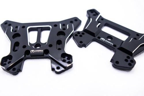 Cobra Racing (F + R) Traxxas Sledge Shock Towers (BLACK) - 7075-T6