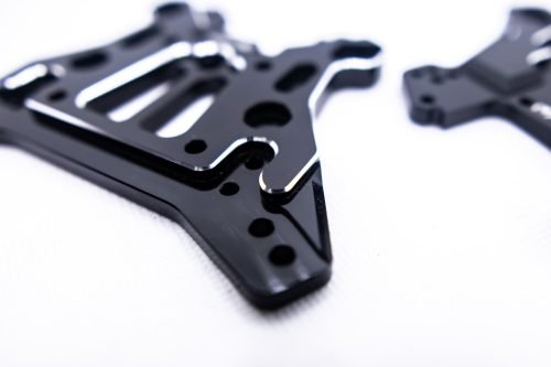 Cobra Racing (F + R) Traxxas Sledge Shock Towers (BLACK) - 7075-T6