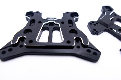 Cobra Racing (F + R) Traxxas Sledge Shock Towers (BLACK) - 7075-T6