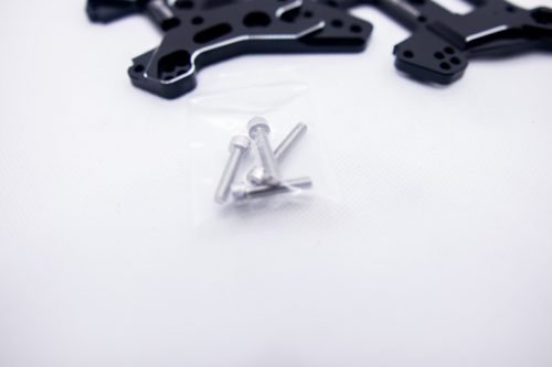 Cobra Racing (F + R) Traxxas Sledge Shock Towers (BLACK) - 7075-T6