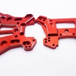 Cobra Racing (F + R) Traxxas Sledge Shock Towers (RED) - 7075-T6