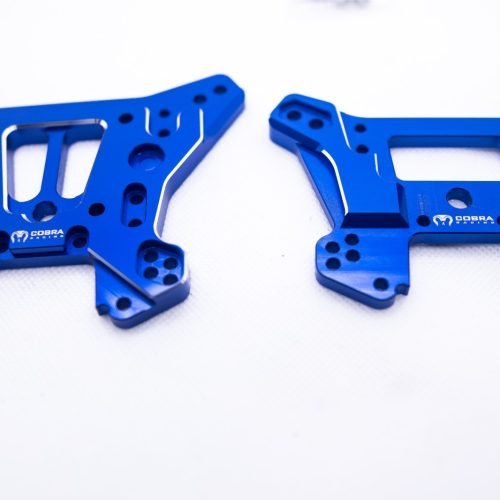 Cobra Racing (F + R) Traxxas Sledge Shock Towers (BLUE) - 7075-T6