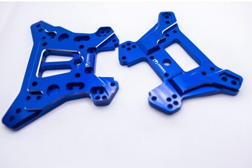 Cobra Racing (F + R) Traxxas Sledge Shock Towers (BLUE) - 7075-T6