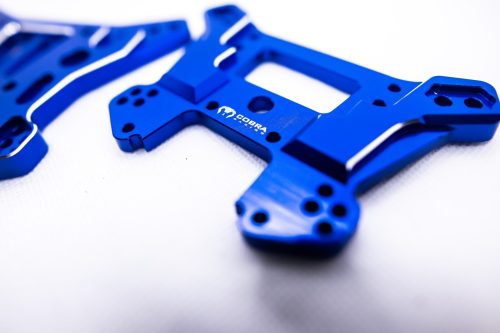 Cobra Racing (F + R) Traxxas Sledge Shock Towers (BLUE) - 7075-T6
