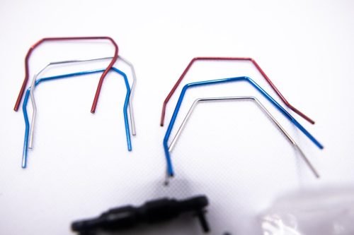 FULL SWAY BAR SET (Black) for Traxxash 4x4 Slash, Rustler, Stampede, etc...