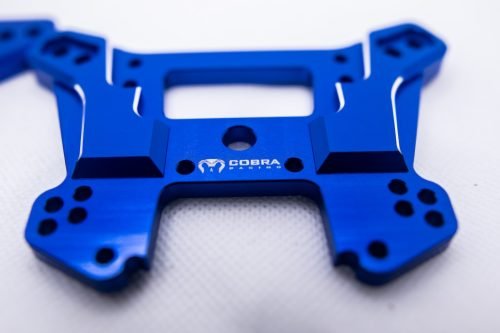 Cobra Racing (F + R) Traxxas Sledge Shock Towers (BLUE) - 7075-T6