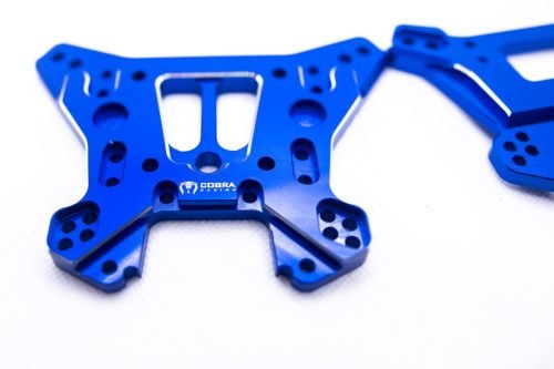 Cobra Racing (F + R) Traxxas Sledge Shock Towers (BLUE) - 7075-T6