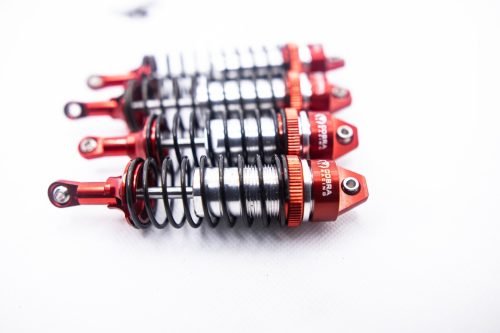 CR Traxxas 1/10 Big Bore Shocks (Red) Fits Slash Rustler Stampede 4X4 2WD