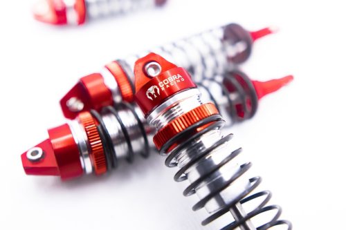 CR Traxxas 1/10 Big Bore Shocks (Red) Fits Slash Rustler Stampede 4X4 2WD