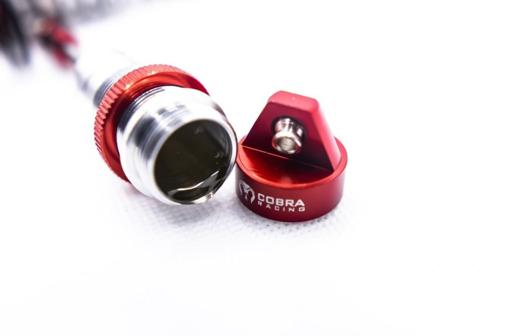 CR Traxxas 1/10 Big Bore Shocks (Red) Fits Slash Rustler Stampede 4X4 2WD