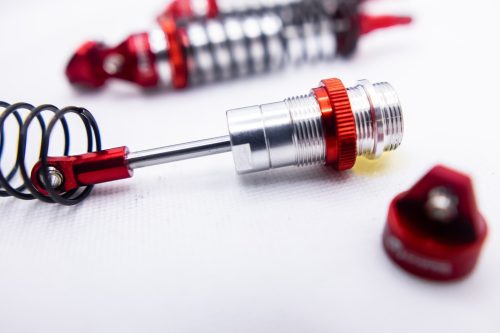 CR Traxxas 1/10 Big Bore Shocks (Red) Fits Slash Rustler Stampede 4X4 2WD