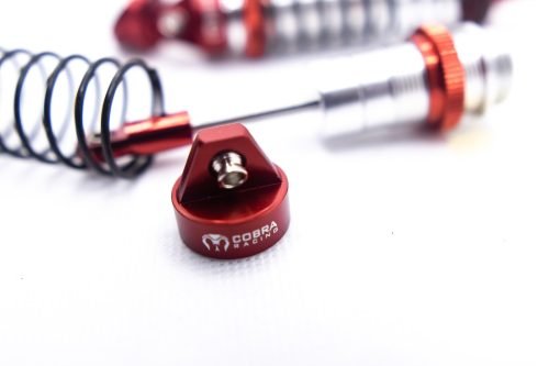 CR Traxxas 1/10 Big Bore Shocks (Red) Fits Slash Rustler Stampede 4X4 2WD