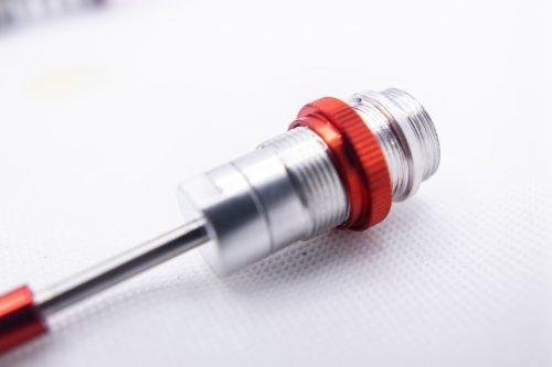 CR Traxxas 1/10 Big Bore Shocks (Red) Fits Slash Rustler Stampede 4X4 2WD