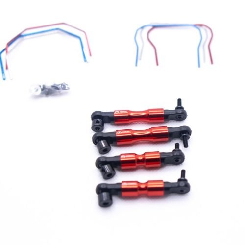 FULL SWAY BAR SET (Red) for Traxxash 4x4 Slash, Rustler, Stampede, etc...