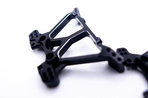 CR Black Aluminum Shock Towers for Traxxas 4x4 Slash, Stampede, Hoss