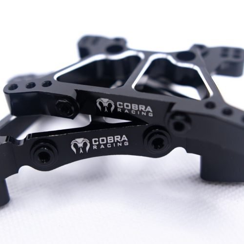 CR Black Aluminum Shock Towers for Traxxas 4x4 Slash, Stampede, Hoss