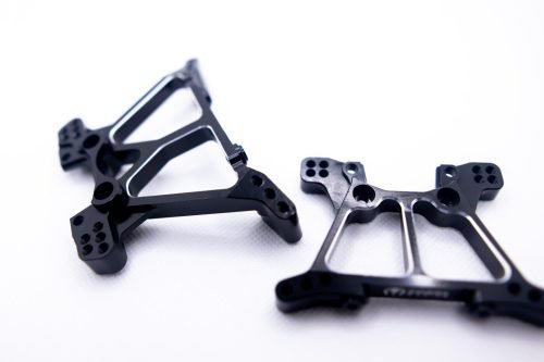 CR Black Aluminum Shock Towers for Traxxas 4x4 Slash, Stampede, Hoss