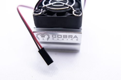 High-Performance Silver RC Motor Cooling Fan for Traxxas, Arrma & More